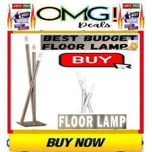 ✅🗣🚨🔴SALE🔴📢LUMISOURCE Icicle FLOOR LAMP Contemporary LAMP🚨📢🤑BUY NOW🤑🛍️